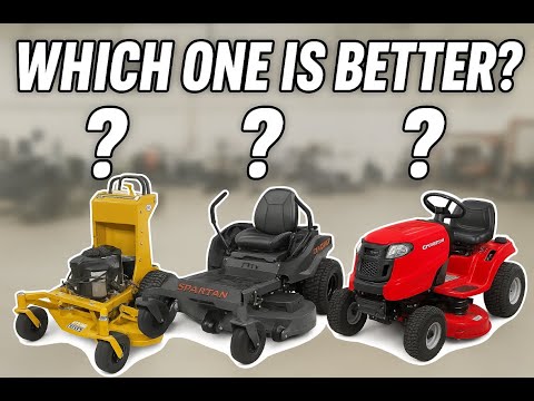 Riding Mower vs. Zero Turn Mower Vs. Stand-On Mower You will be