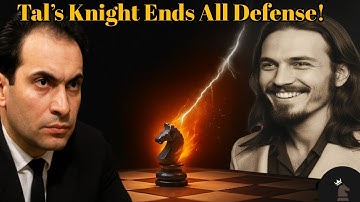 Tal’s Brilliant Knight Leap — Nd6+ Cracks the French Defense!