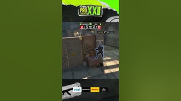 PERFECT TIMING! xertioN headshots mid-air peek! #esl #cs #кс #counterstrike #csgo