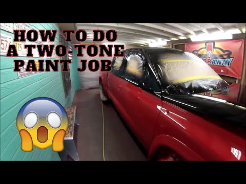 How To Paint Two Colors On A Car