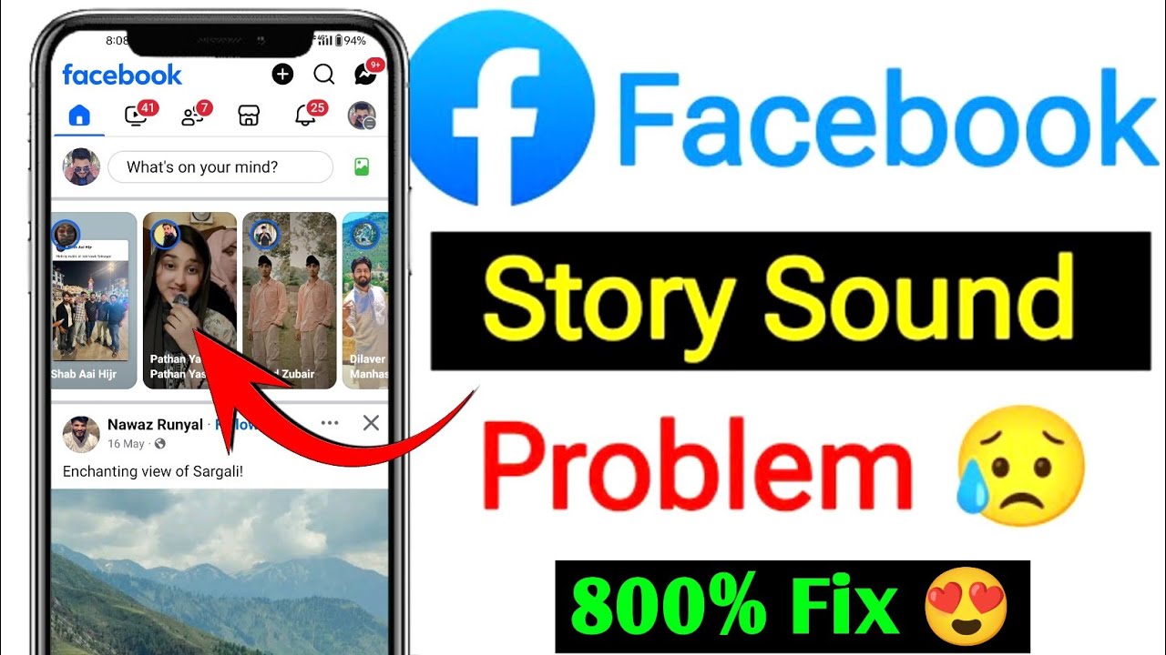 How To Fix Facebook Story Sound Problem | Facebook Story Sound Problem Fix Today | facebook story 🔊