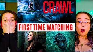 the GIRLS REACTING to *Crawl* SHE HATES GATORS!! (First Time Watching) Horror Movies