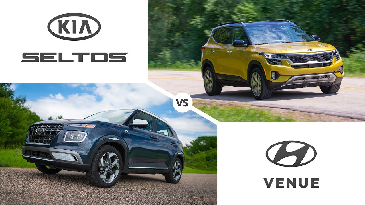 2020 Hyundai Venue versus 2021 Kia Seltos: Full Review - YouTube