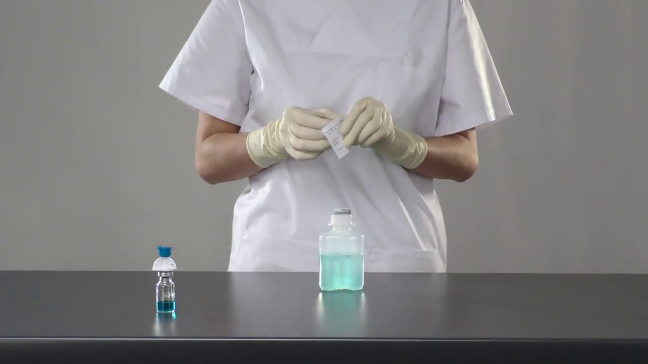 B.Braun Mini Spike dispensing pin YouTube