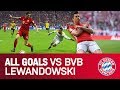 Robert Lewandowski - ALL goals vs Dortmund | FC Bayern
