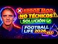 ERROR MOD MANAGER en Football Life 2026 V2.1 🚫 No cargan técnicos en Liga Master (SOLUCIÓN RÁPIDA)