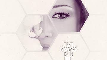 Clean White Hexagon Slideshow Presentation – Free After Effects Template