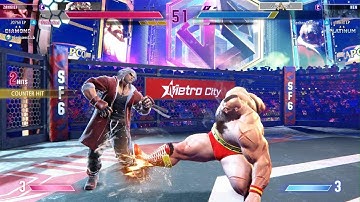 Street Fighter 6 - Zangief corner stun reset