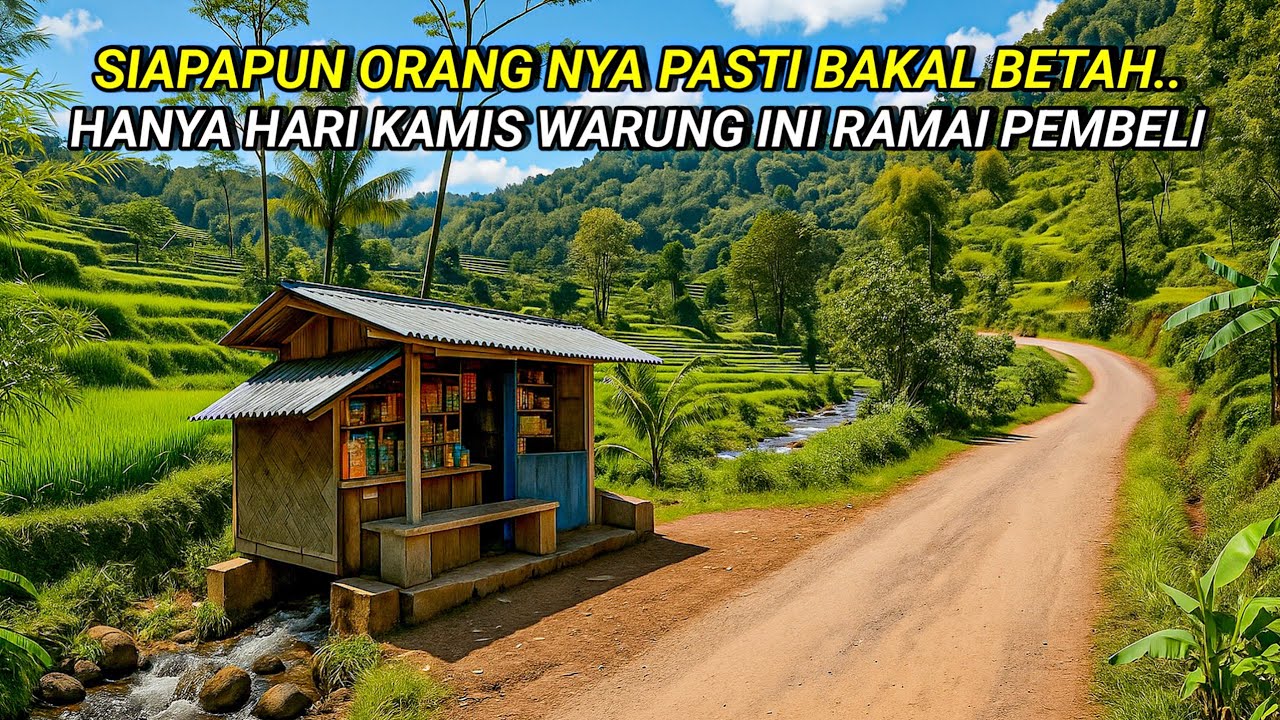 WARUNG KECIL TERINDAH DI ALAM PEDESAAN JAWA BARAT 