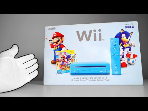 The Nintendo Wii Console Unboxing (Mario & Sonic London 2012 Olympics)