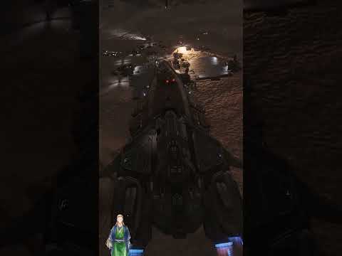 Landing the ship at high speed #starcitizen