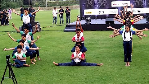 Palaso - Yoga Performance by Students of Lodha World School Palava