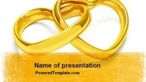 Wedding Day PowerPoint Template by PoweredTemplate.com