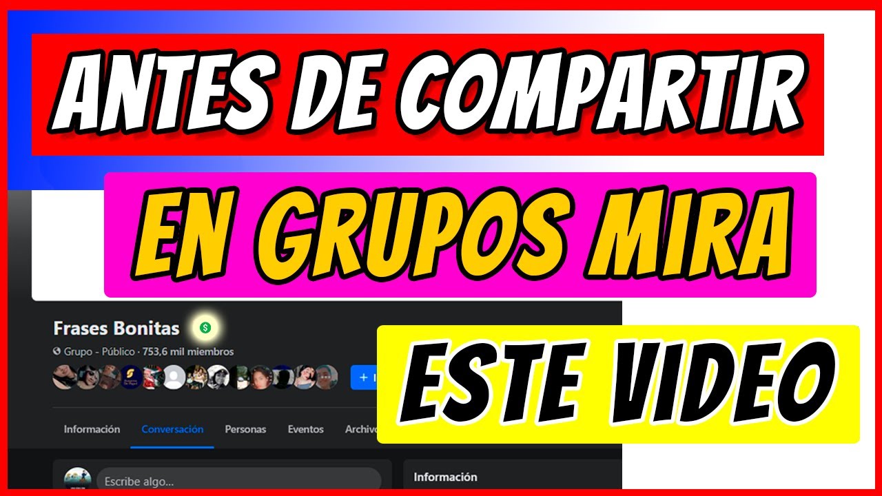 Como compartir en grupos de Facebook sin ser bloqueado 2025 - YouTube