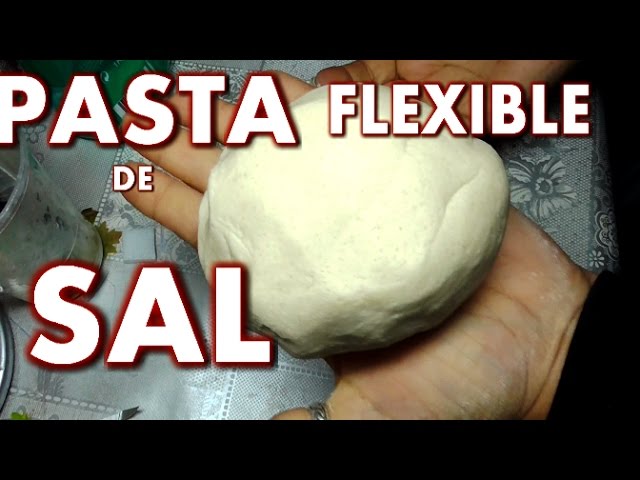 Pasta de MODELAR Casera 4 RECETAS * Pasta de sal, Plastilina, Porcelana  Fría, Pasta Flexible 