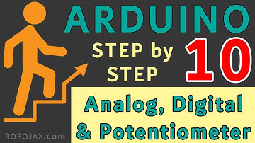 Lesson 10: Using Potentiometer reading voltage, Analog and Digital  - RJT564