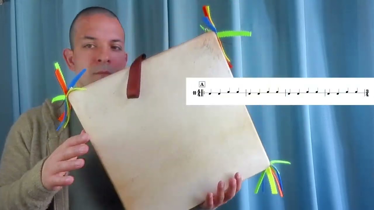 Adufe: tutorial alternando os ritmos tradicionais