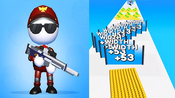 Bullet Army Run | All Level Gameplay Walkthrough Android.iOS New Update - 2024 Part 1