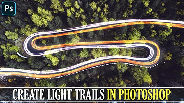 How To Create Light Trails Effect In Photoshop I Photoshop Tutorial