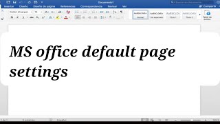 💻#msoffice#default#pagesetcomputer#laptop#pagesetup#microsft#defaut page settings screenshot 1