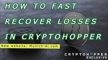 How to fast recover losses in Cryptohopper