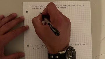 Algebra 1AB: Solving Quadratic Word Problems (Garden and two digit integer problems)