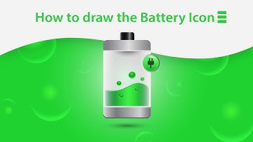 How to draw the Battery Icon|Adobe Illustrator Tutorial