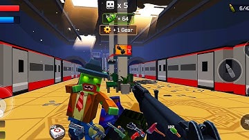 Pixel Combat Strike | Zombies Attack Subway Station | Subway | Android Gameplay |