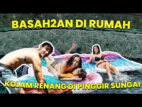 JEDAR BORONG BALON RENANG UNTUK TES KOLAM RENANG BELAKANG RUMAH!?