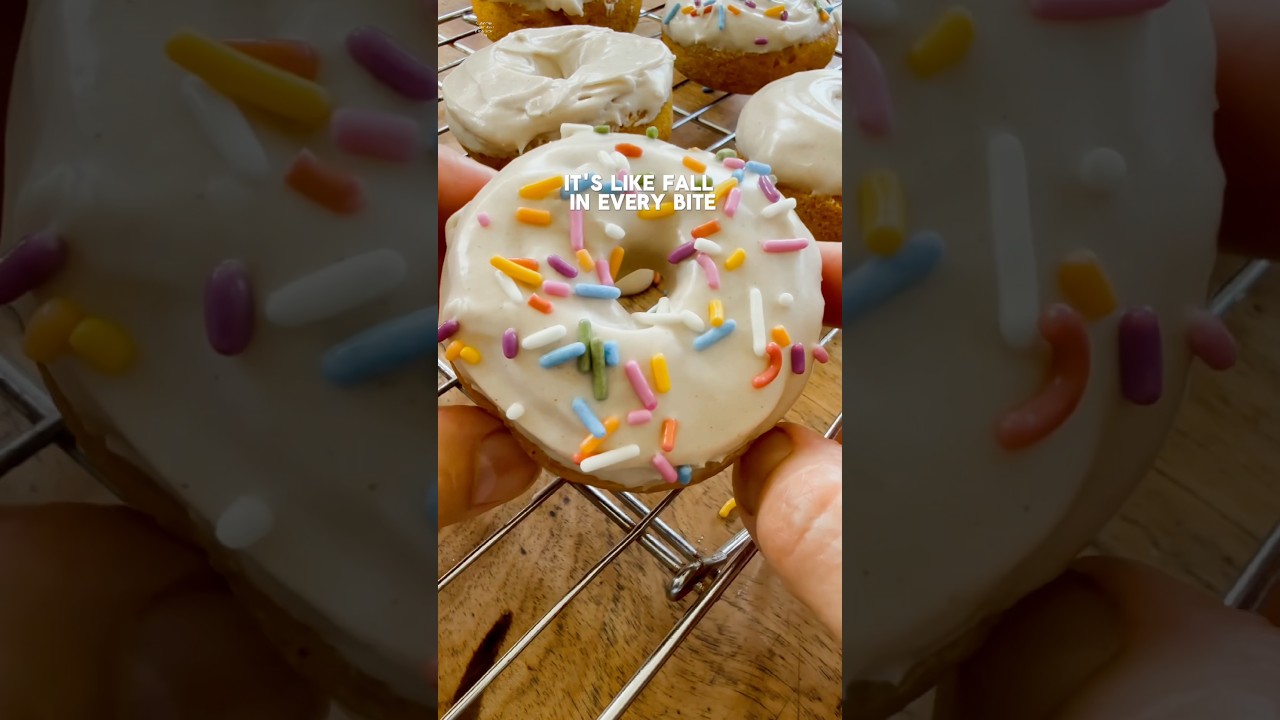 Super moist, gluten free and topped with grandmas icing. #shorts #recipe #donuts #fall Super moist, gluten free and topped with grandmas icing. #shorts #recipe #donuts #fall