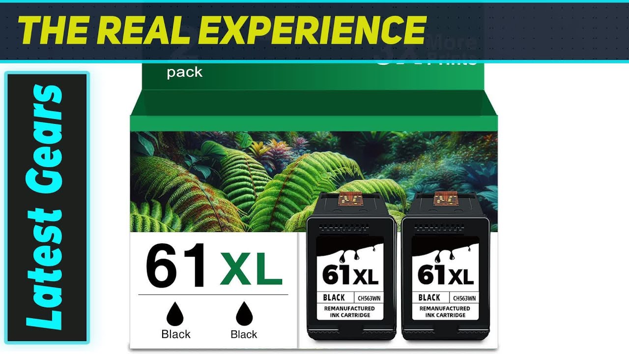 Best 61XL Black Ink Cartridge for HP: High Yield & Flawless Prints!