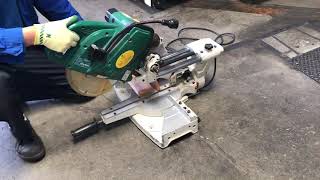 日立工機216mm卓上丸のこC8FC 日立 216mm卓上丸のこ C8FC ※ブレーキ時火花ありの中古 中古C傷汚れ