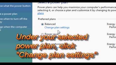How to change the start menu power button action in Windows Vista