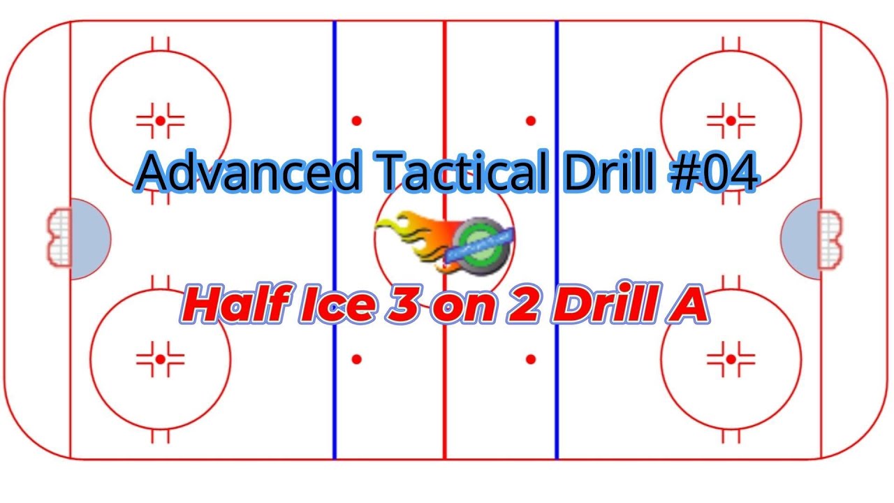 Продвинутое тактическое упражнение 04: Упражнение A «3 на 2» на полулёде