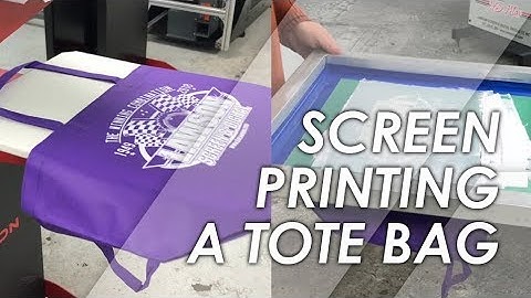 How to Screen Print on a Tote Bag | Step-by-Step Guide