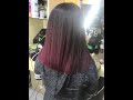 COMO HACER UN BALAYAGE ROJO INTENSO EN CABELLO NEGRO