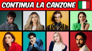 QUIZ - CONTINUA LA CANZONE ITALIANA 🇮🇹 🎵 || FINISH THE LYRICS (parte 2)