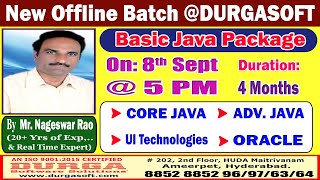 Basic Java Package Offline Training @ DURGASOFT screenshot 5