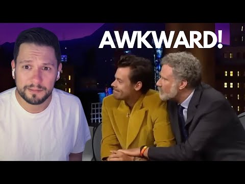 harry styles creating awkward situations for 5 minutes straight | Reaction