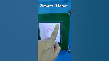 DWIN 4.1 inch Capacitive Square LCD Display for Smart Home.