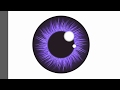 👀How to draw vector eye 👀 Adobe Illustrator cs6 tutorial👀 detailed IRIS 👀