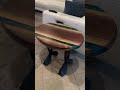 Curva end table legs create a stunning match for @peaceriverwoodworks's artwork.