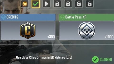 Call Of Duty Mobile Use Class Chips 5 Times in BR Matches Task Complete