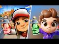 Subway Surfers VS Kooply Subway Run, Subway Surfers Cartoon Game, Gameplay Adventure Subway Dart