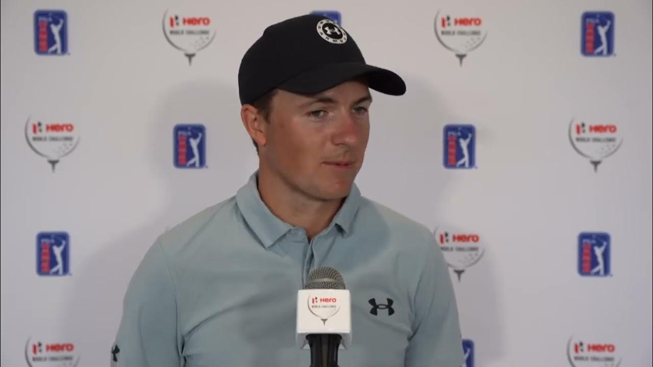 Jordan Spieth Thursday press conference 2023 Hero World Challenge YouTube