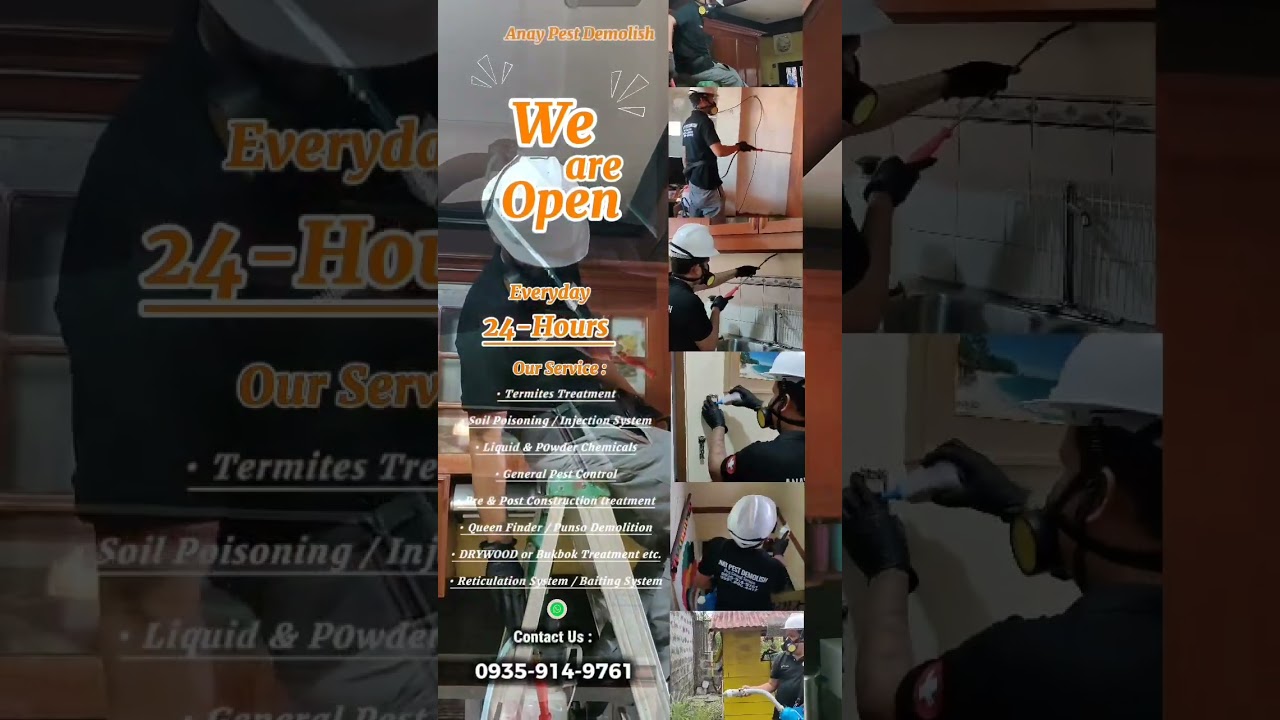 We are open Everyday 24-hours Inquire now 09359149761 