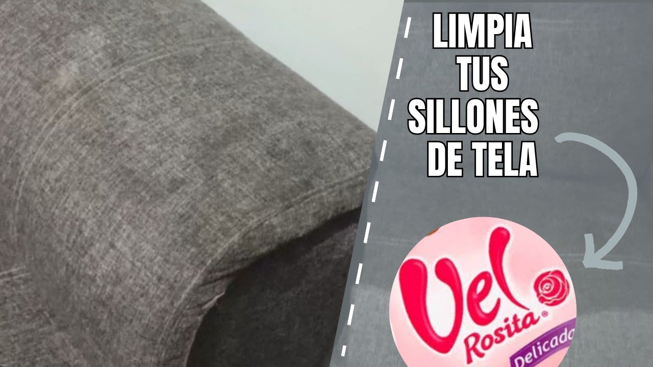 Como limpiar sillones de tela mugrosos en casa / tips para limpiar muebles  de tela o sillas de tela 