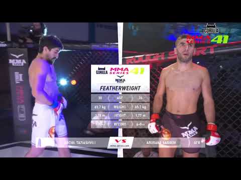 Горилла ММА Серия-41 MMA Live 9  Арчил Тазиашвили Грузия - Абубакр Сабиров Германия  Хайлайт