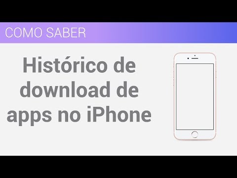 como saber o histórico de download de apps no iPhone