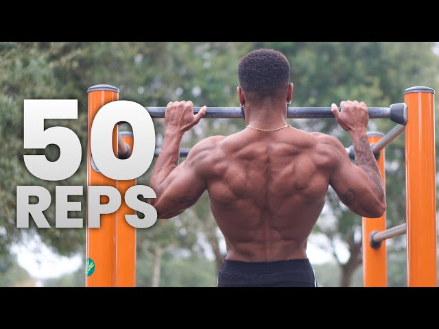 The 50 Rep Pullup Workout | Increase Pullup Endurance - YouTube